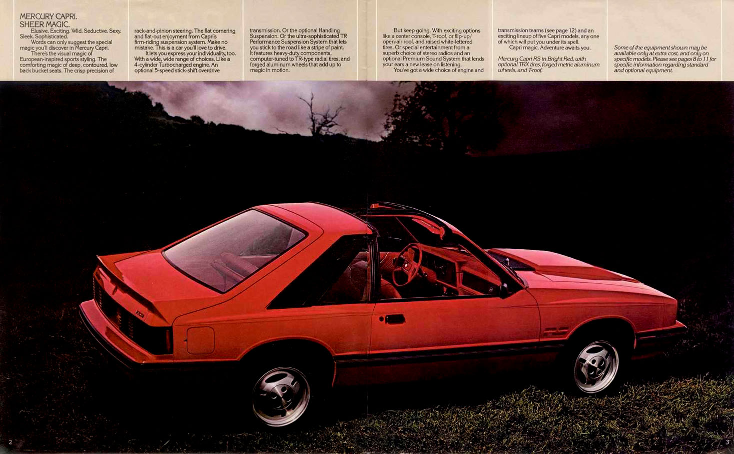 1982 Mercury Capri Canadian Brochure Page 7